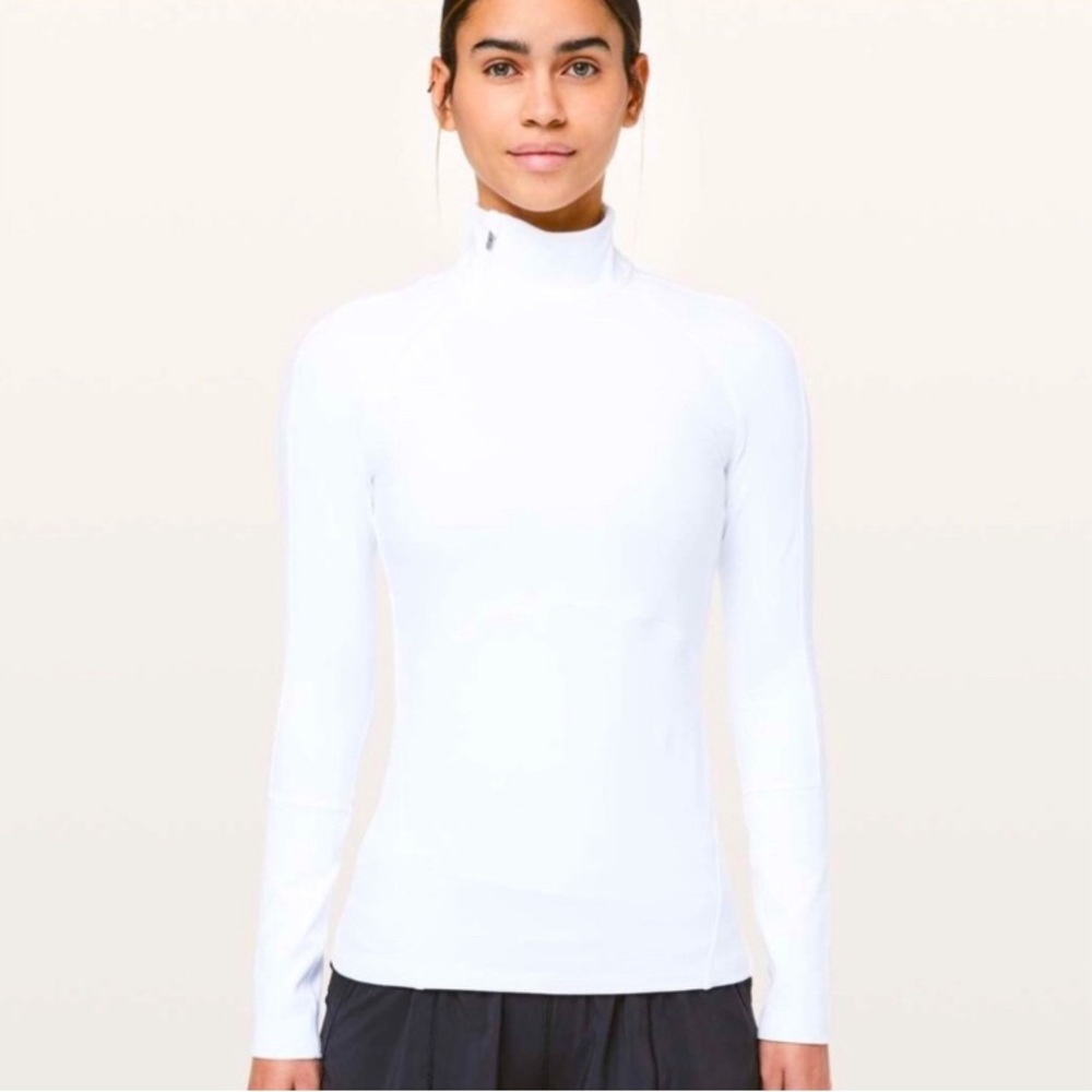 Lululemon Brisk Running Half Zip Long Sleeve.